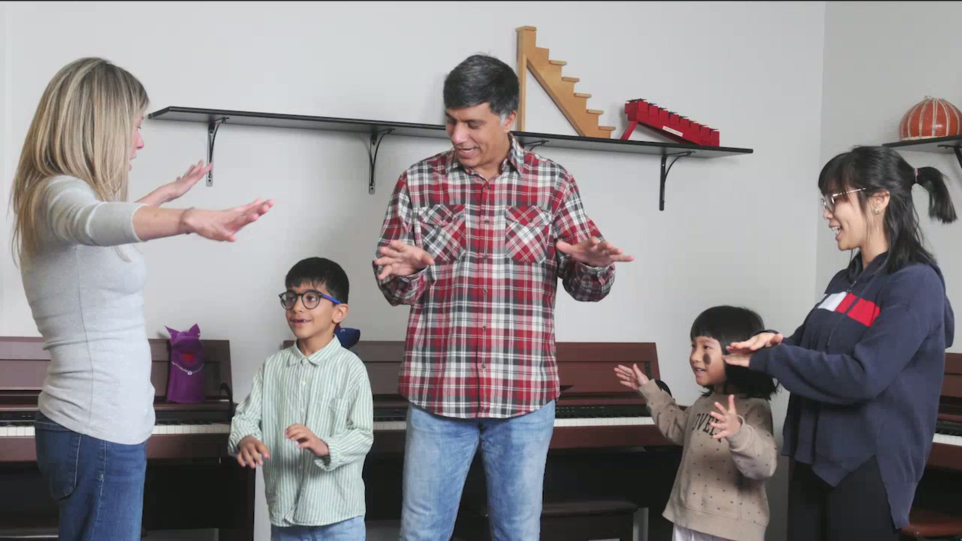 MYC Malaysia children learning keyboard and rhythm